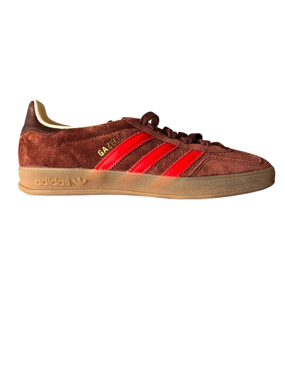 Gazelle Indoor Brown Red Gum Suede Sneakers Men’s 6.5 New in Box